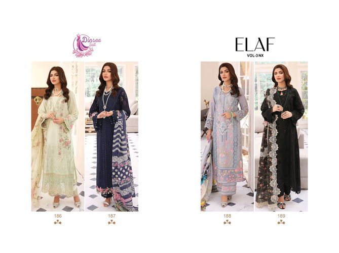 Elaf Super Summer Collection Vol 3 Nx By Dinsaa Pakistani Suits
